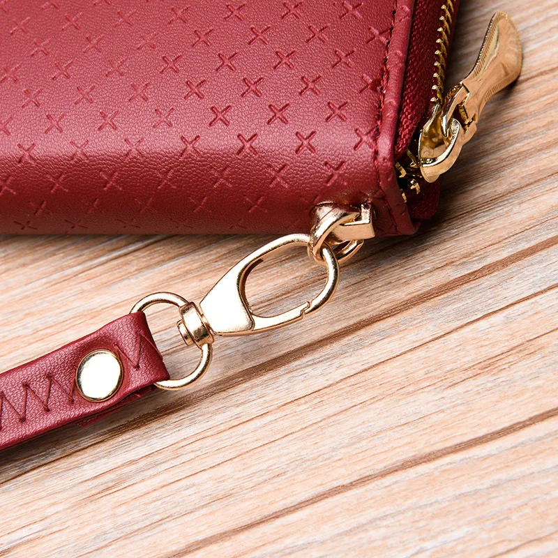 2019 Female Famous Brand Long PU Leather Women Wallets Wristlet Organizer Bifold Purses Credit Card Holder Purse Money Bag | Багаж и сумки
