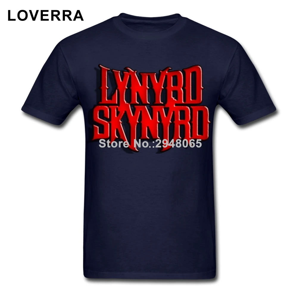 Lynyrd Skynyrd логотип Для мужчин футболка летние шорты рукавом мужской tee 100% хлопок