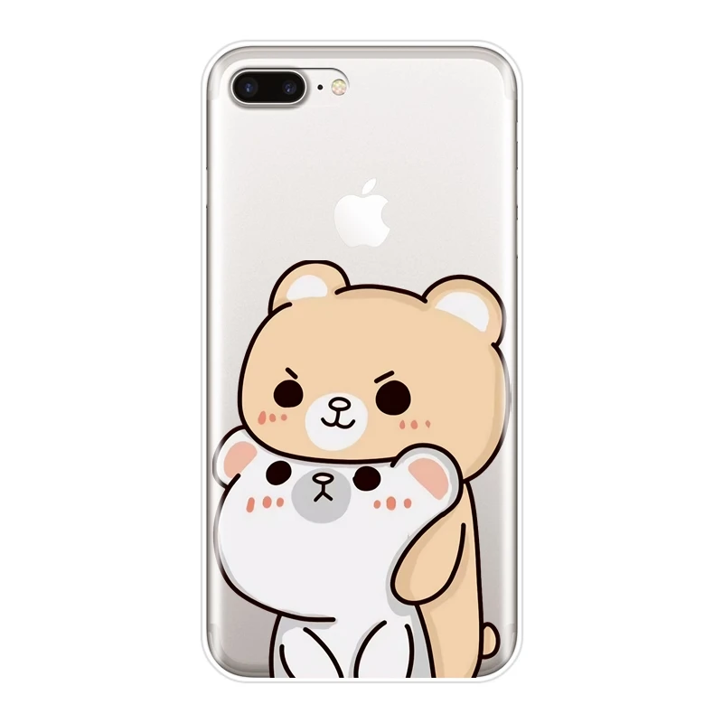 Чехол для iPhone X XR XS MAX 8 7 6 S силиконовый мягкий чехол накладка с милым котиком Apple Plus