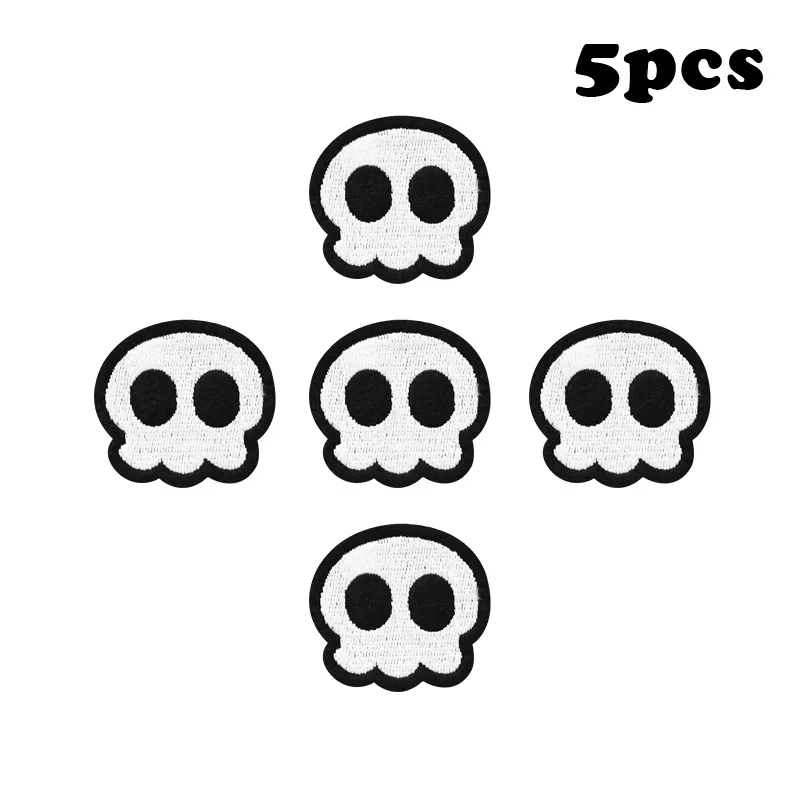 5 шт. наклейки на одежду в виде черепа|skull patch|patches for clothing ironpatches |