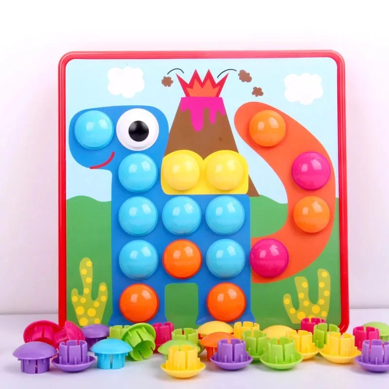 3D Пазлы игрушки для детей композитная картина головоломка креативная мозаика