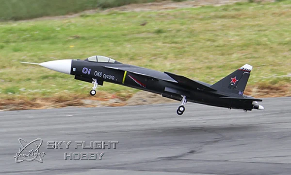 SkyFlight модель самолета дистанционного управления twin 70 мм 12 лезвий metal EDF SU47 SU 47 PNP