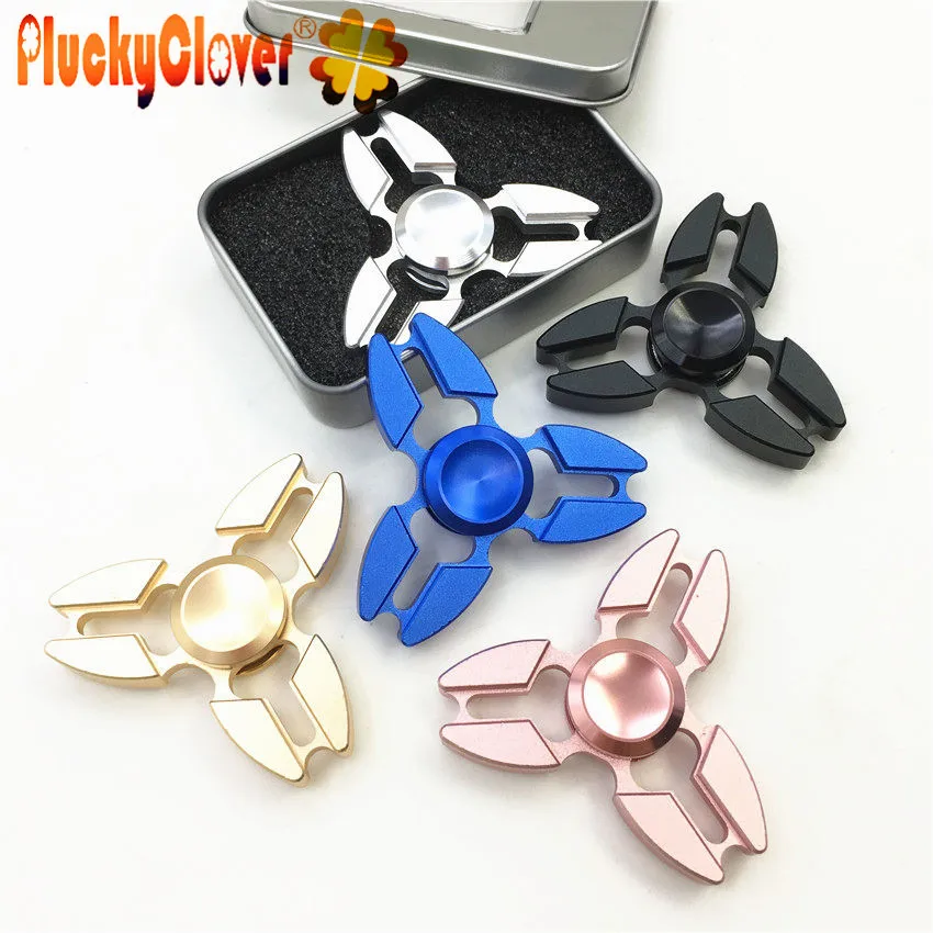 1 шт. металлический Спиннер из розового золота оранжевый черный серебро