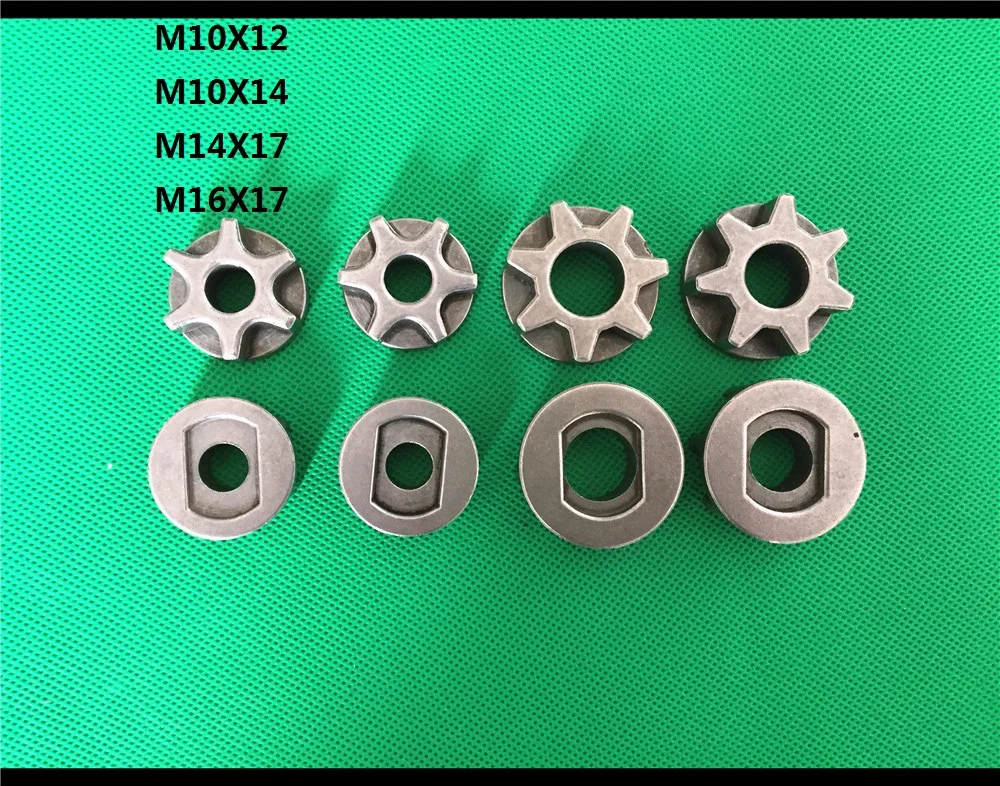 Цепная пила зубчатая гайка Звездочка для 100 #115 #125 #150 # Bosch Замена угловых