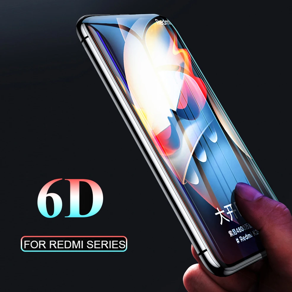 6D полное покрытие закаленное Стекло для Redmi 8 8A Note 4X5 7 6Pro пленка 5Plus 6 6A 7A K20 Pro S2