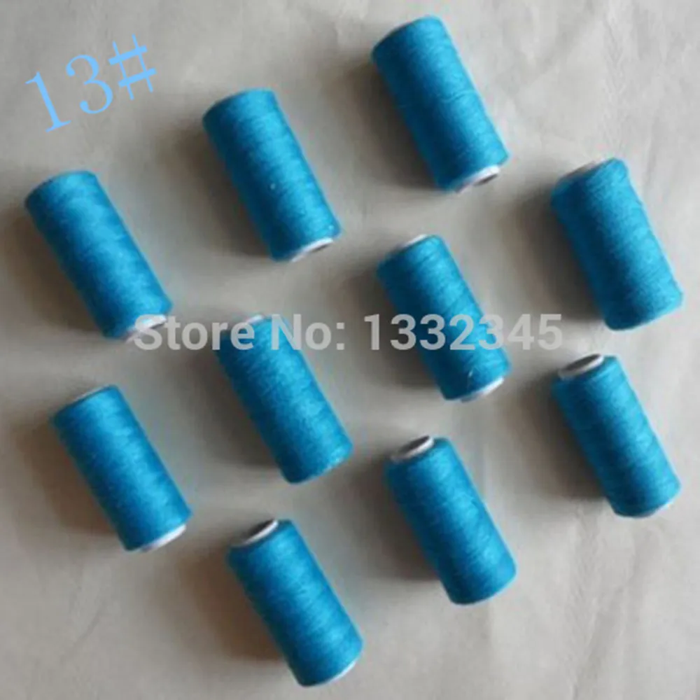 Каждая катушка Свободная международная площадь 2 шт. 100% полиэфирная нить 218 ярдов