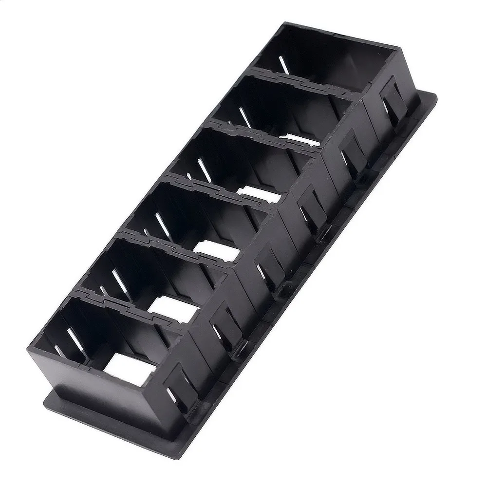 6-клавишный светодиодный кулисный выключатель для автомобиля лодки 2 розетки USB