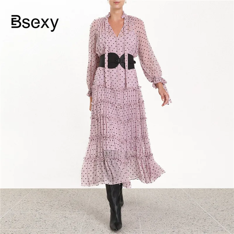 Женское розовое платье из искусственного шелка лето 2019 Boho шикарное длинное