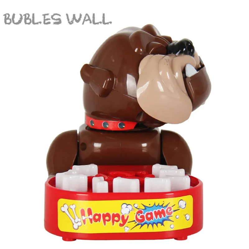 Bubles Wall Lovely Dog Touch Bone Bite Finger игра забавная Новинка кляп игрушка для детей Веселые