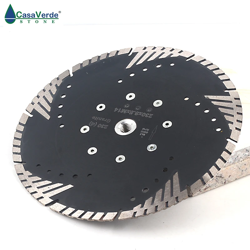 Фланцевое алмазное лезвие для камня DC FSTB09 Arbor M14 230 мм.|diamond blades for stone|diamond bladediamond saw