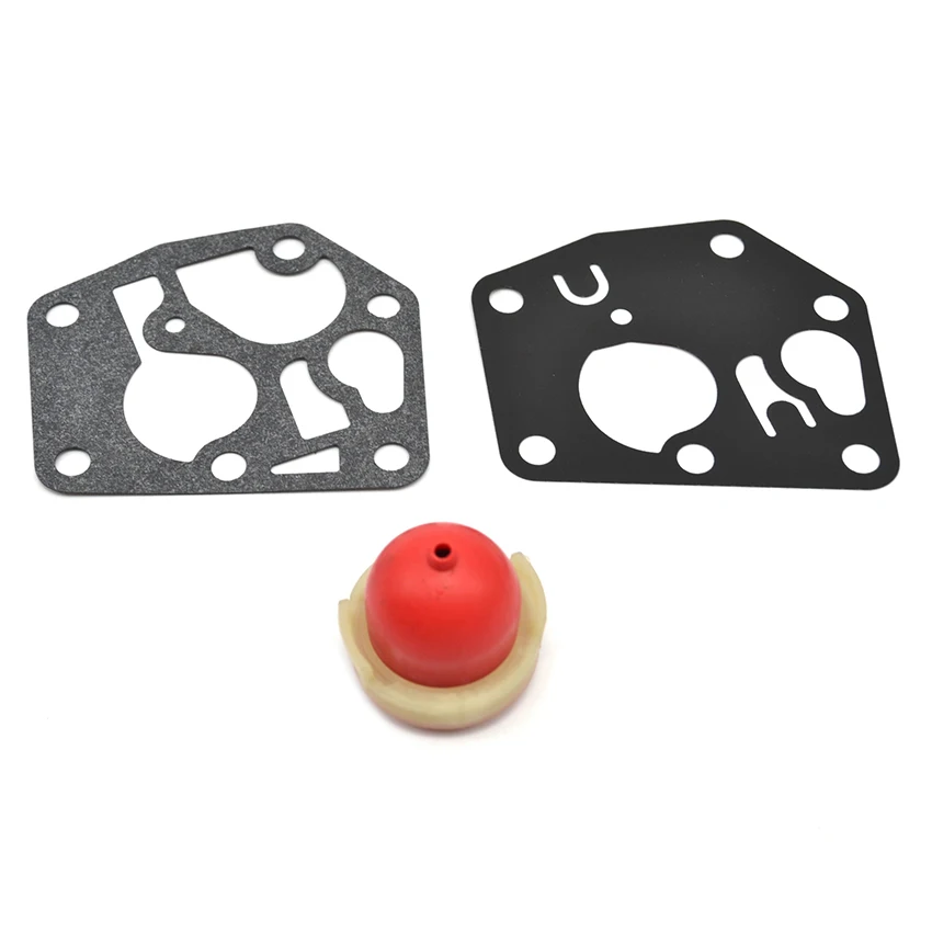 Красный сжимной насос диафрагмы Карбюратор Ремонтный комплект подходит Briggs &amp