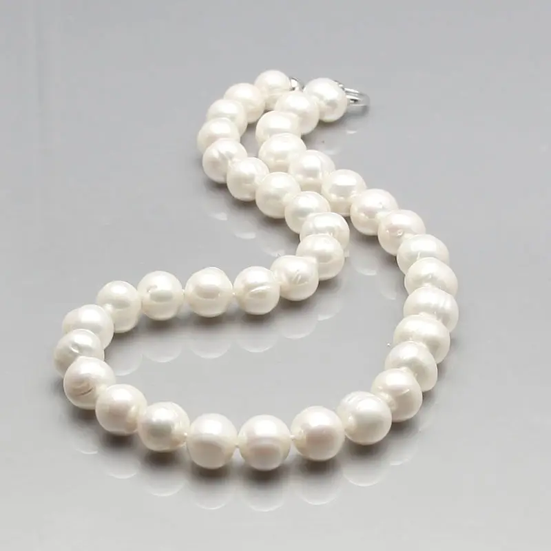 &gt&gt&gt s274 New 10-11mm white black fresh water cultured Akoya pearl necklace | Украшения и аксессуары