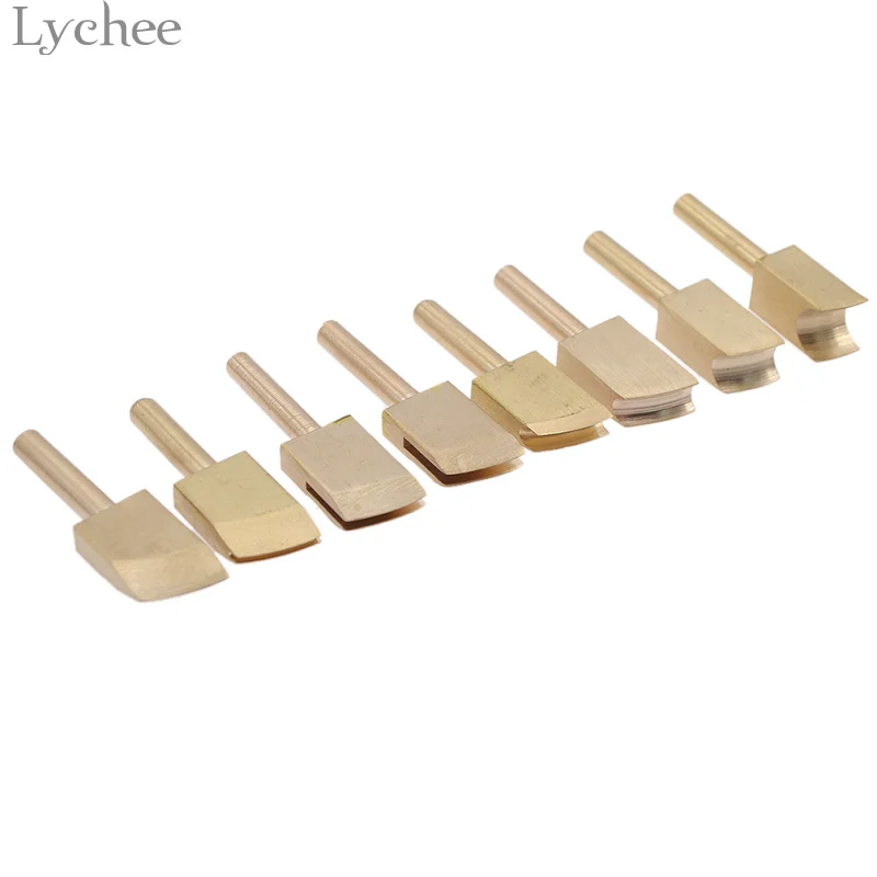 Lychee Life 1 шт. один кожаный край для уплотнения DIY инструмент латунный паяльник