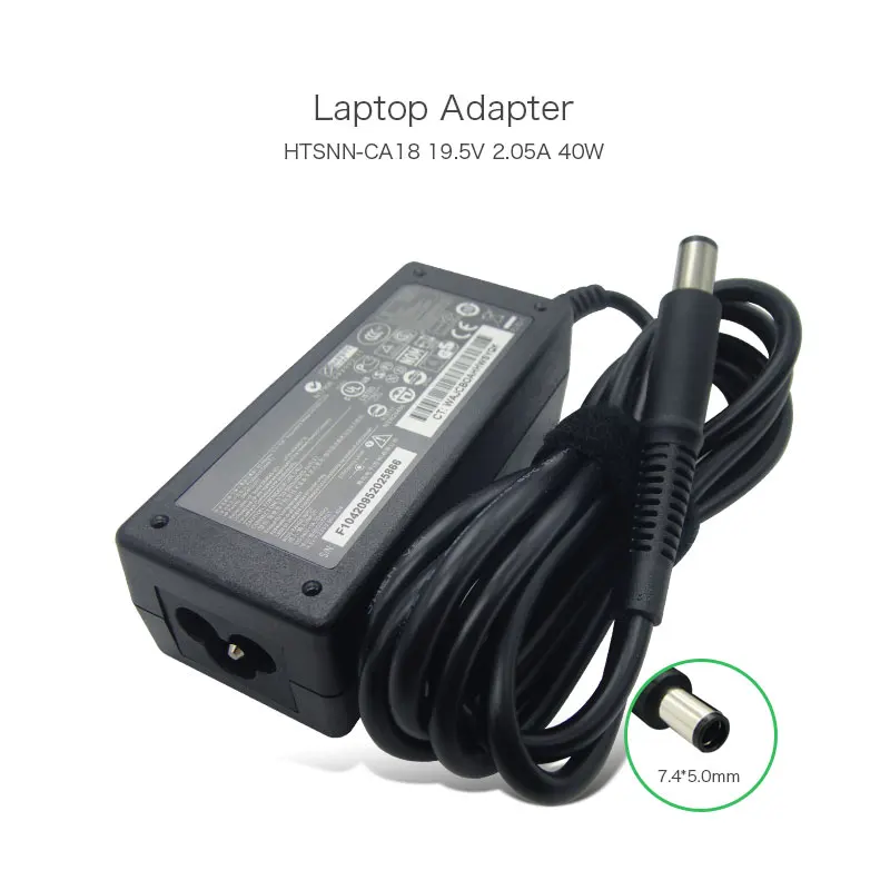

19.5V 2.05A 40W Laptop AC Adapter for HP Mini 5103 Series HSTNN-CA18 580402-001 584540-001 A040R013L 608423-001 Power Chargers