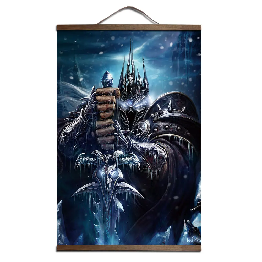 17 Плакат для World of Warcrafts Sylvanas Windrunner постеры печати на холсте украшения живопись с твердой древесины Висячие свиток - Цвет: 17