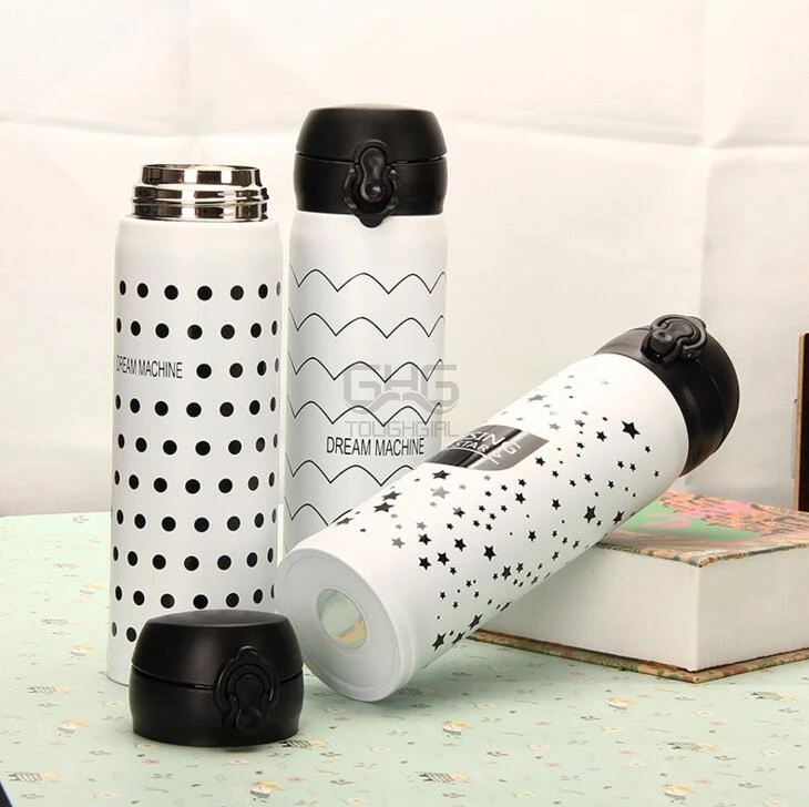 Дорожная бутылка для напитков 500 мл вакуумная Изолированная Термокружка