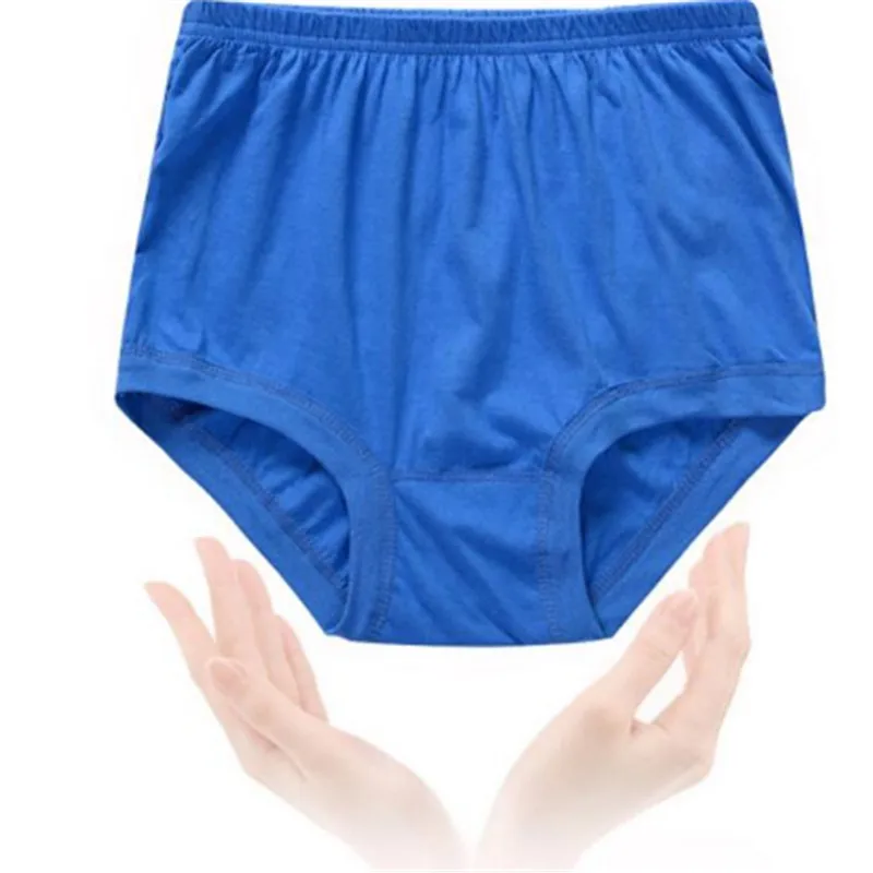 5 шт./лот большое свободное хлопковое нижнее белье Короткие Трусики с высокой