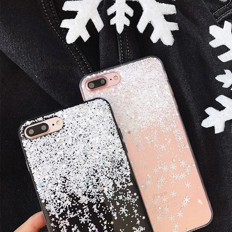 Zxtrby Прекрасный Снежинка чехол для телефона iPhone 6 6S 7 8 Plus X задняя крышка Модный