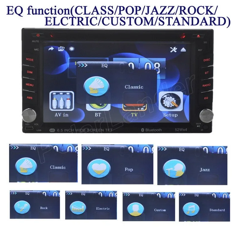 Автомагнитола 2 din 6 5 дюйма 7 языков Bluetooth USB AM FM RDS | Автомобили и мотоциклы