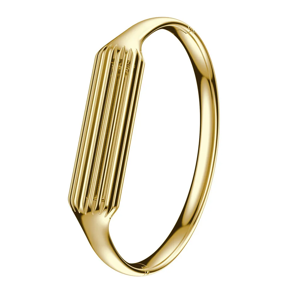 1 шт. Браслет Flex2. Для браслетов Fit-bit Flex 2 из нержавеющей стали - Цвет: gold
