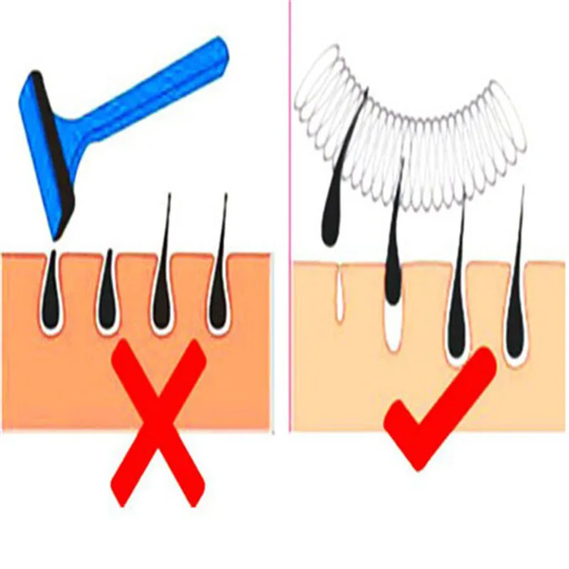 Хит продаж 1 шт. ручная эпиляция для лица и тела удаления волос на лице бритва с