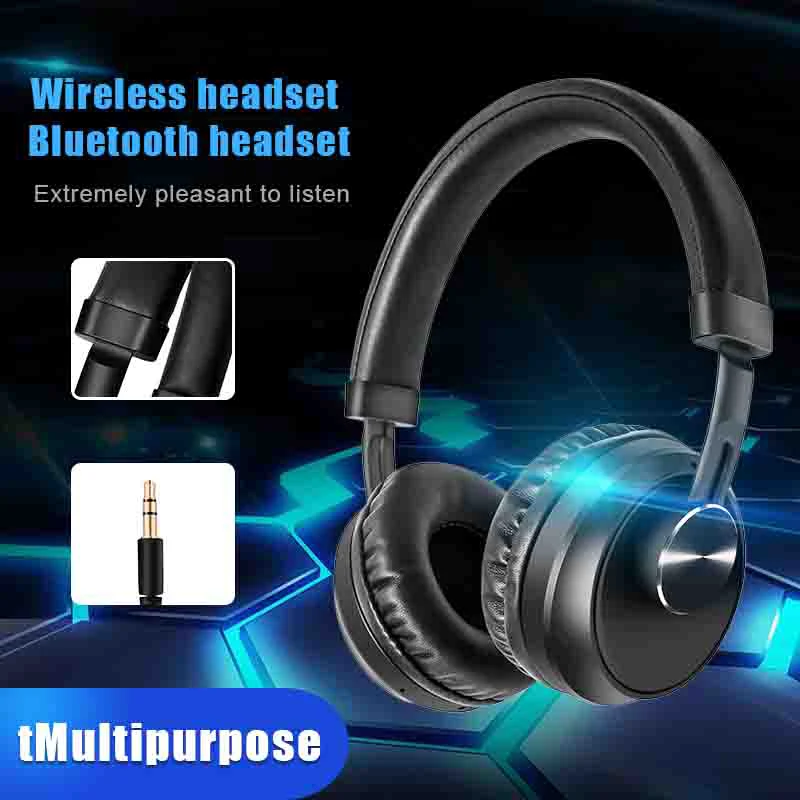 

Bluetooth 4.1 Head-mounted Wireless Bluetooth Headphones Noise Cancelling Comfortable for Travel Sport UY8
