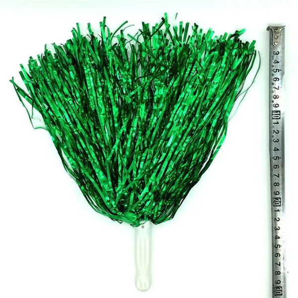 Зеленый 2 шт Cheer Dance Sport для соревнований Чирлидинг Pom Poms Flower Ball для футбола баскетбольного матча помпон для детского использования - Цвет: Зеленый