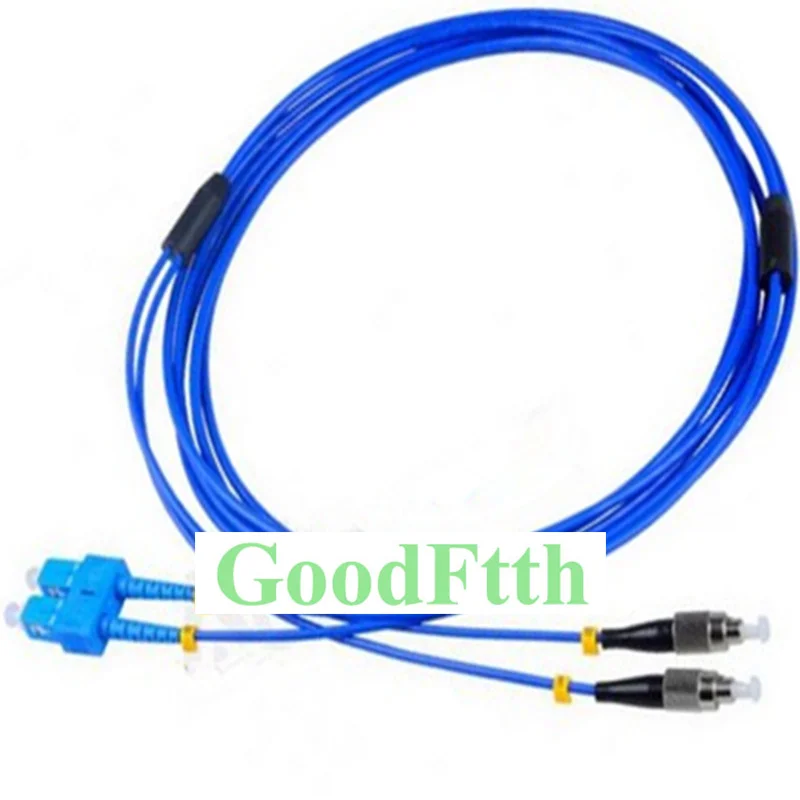 Armoured Patch Cord SC-FC FC-SC UPC SM Duplex GoodFtth 20m 25m 30m 35m 40m 50m 60m 70m 80m 100m