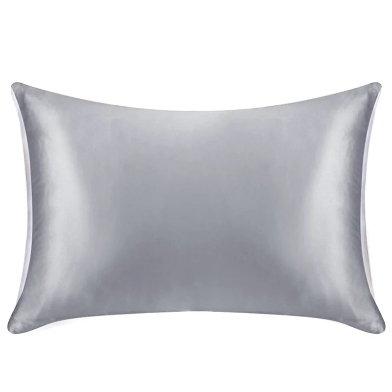 

Silk Pillowcases One Side Free Shipping 100% Mulberry Pillow Case with Hidden Zipper for Hair and Skin Hypoallergenic