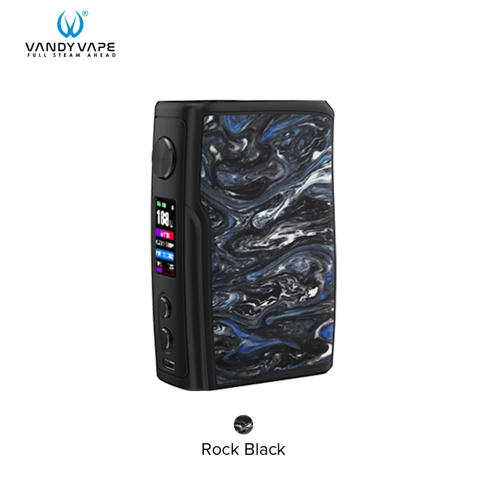 Rock Black (Resin) Vandy Vape vwell водонепроницаемый стартер Vape мод совместимый с Vandyvape танк распылитель приложение управление электронная сигарета - Цвет: Rock Black (Resin)