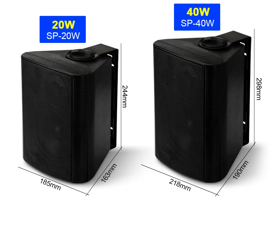 Oupushi SP-40w 40 Вт настенный динамик 100 в динамик для системы общественного адреса и фоновой музыкальной системы