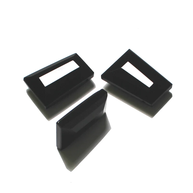 

8pcs/pack 2.8cm*2.0cm Big Created Jewelry Making Black Trapezoid Shape Created Beads DIY Glass Stones Beading STTX2820169DZ