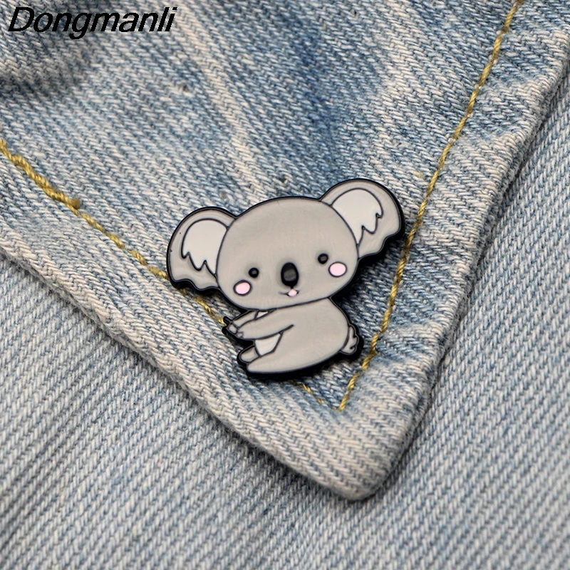 20 шт./лот оптовая продажа булавок DMLSKY Милые Броши Koala забавная эмалированная