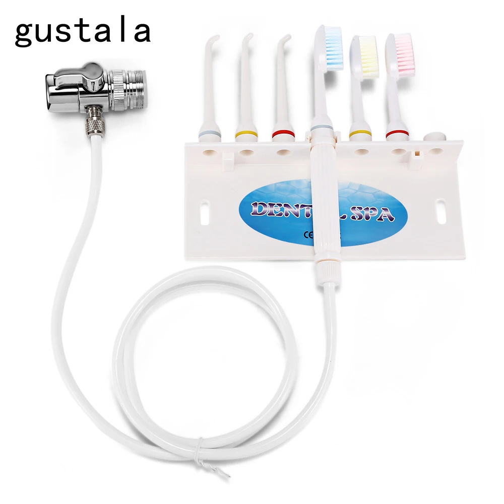 Портативный ирригатор для полости рта Gustala набор зубных щеток полива