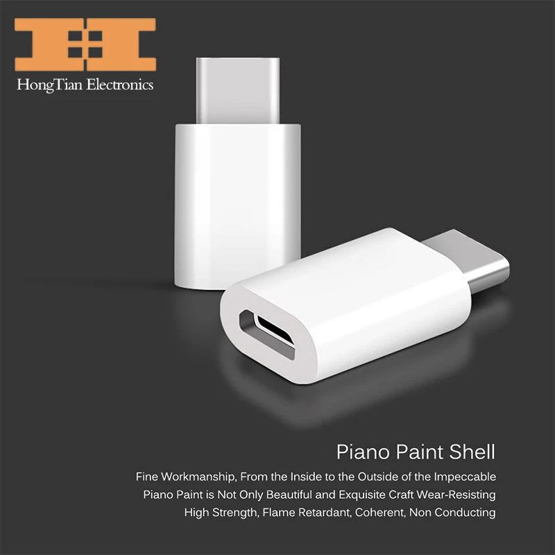 USB C адаптер/USB Type к Micro адаптер для зарядки и передачи данных Xiaomi 4C 5 5S Mi5 HuaWei P9 Lumia 950