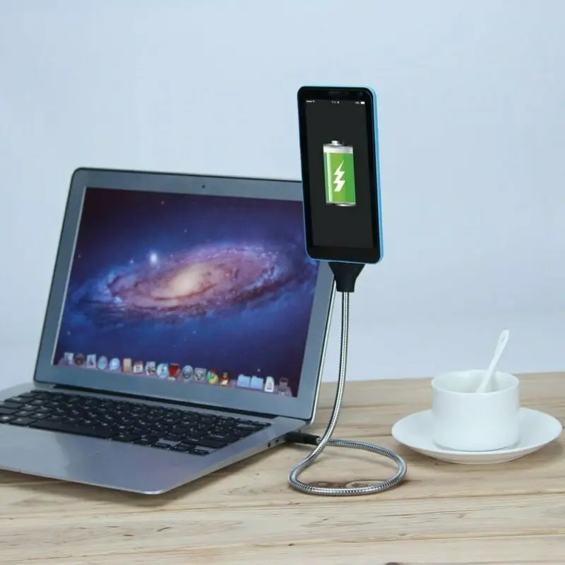 Ленивый держатель Гибкий стоячий usb кабель для зарядки данных зарядное