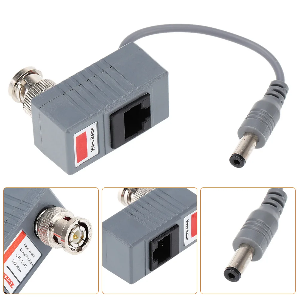 ABS пластик CCTV камера Видео Балун Приемопередатчик BNC UTP RJ45 и питания по CAT5/5E/6