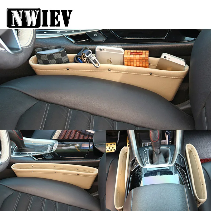 NWIEV автомобильный карман для сидений герметичная коробка BMW E46 E39 Audi A3 A6 C5 A4 B6 Mercedes