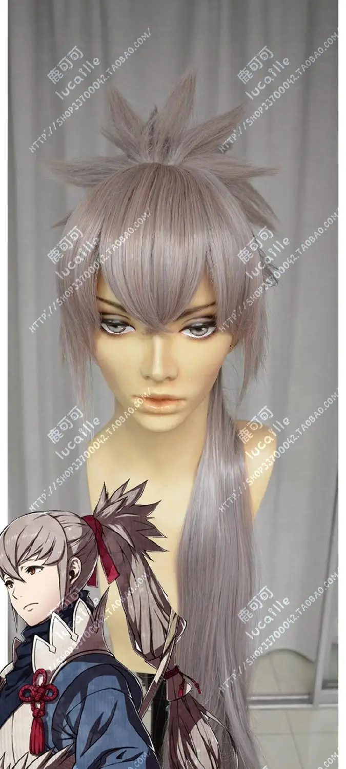 

Game Fire Emblem Takumi Cosplay Wig Long Heat Resistant Synthetic Hair Wigs + Wig Cap