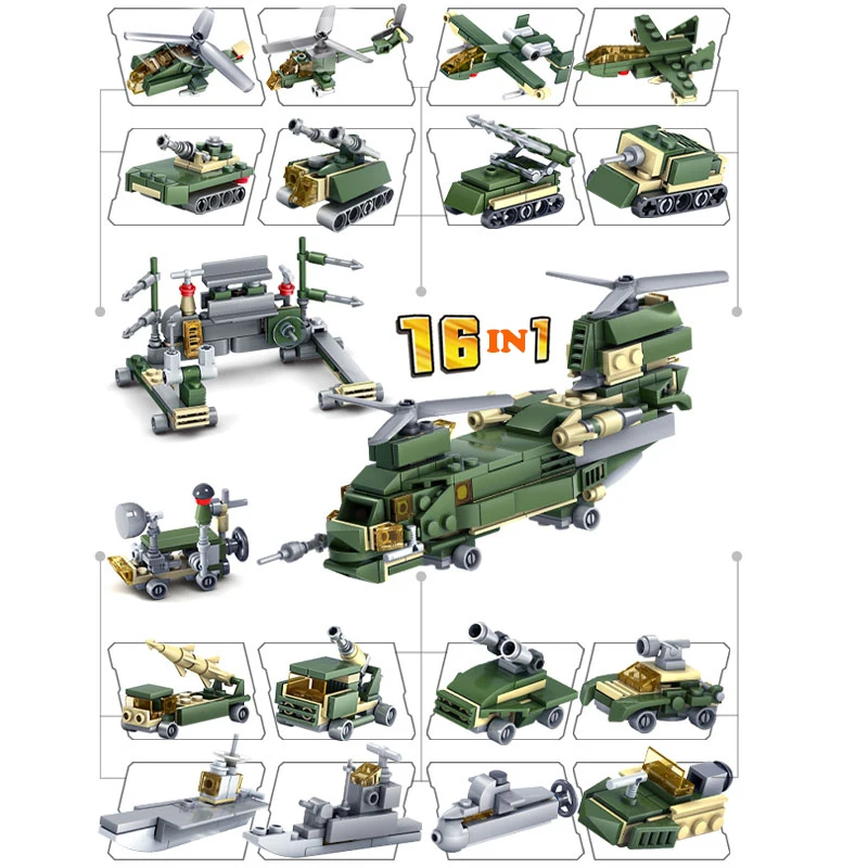 KAZI 84053 поле Армия серии Мини Building Block развивающие игрушки Совместимость с