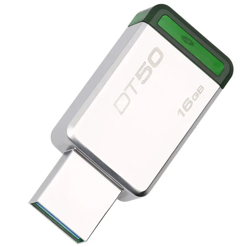 Kingston DT50 USB 3 0 флэш-накопитель 16 Гб флешки металлические памяти U Stick | Компьютеры и