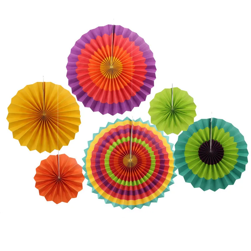 6 цветов летние тропические Свадебные подвесные украшения для вечеринки цветные