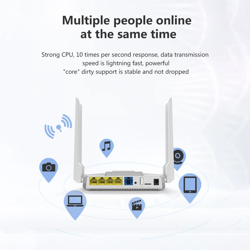 Cioswi Dual Band 1200 Мбит/с Беспроводной гигабитный Wifi маршрутизатор большой Оперативная