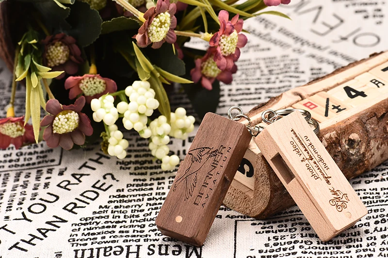 SHANDIAN USB 3,0 логотип персональный деревянный USB флеш-накопитель креативный подарок заказной логотип дерево u диск Флешка 4G 8GB 16GB 32GB