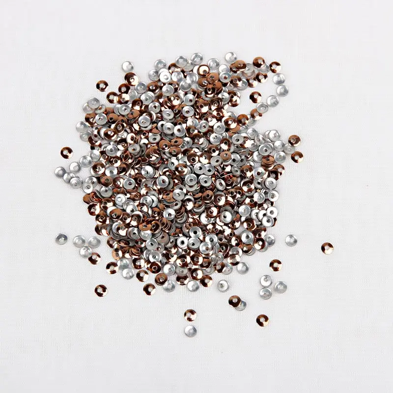 Beadsland круглые с отверстиями горячей фиксации алюминиевые Блестки для DIY одежды