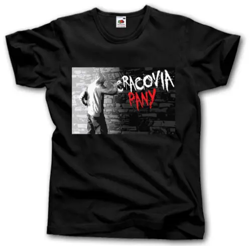 Футболка CRACOVIA в Кракове пани польская патриотична Мужская футболка футбольном