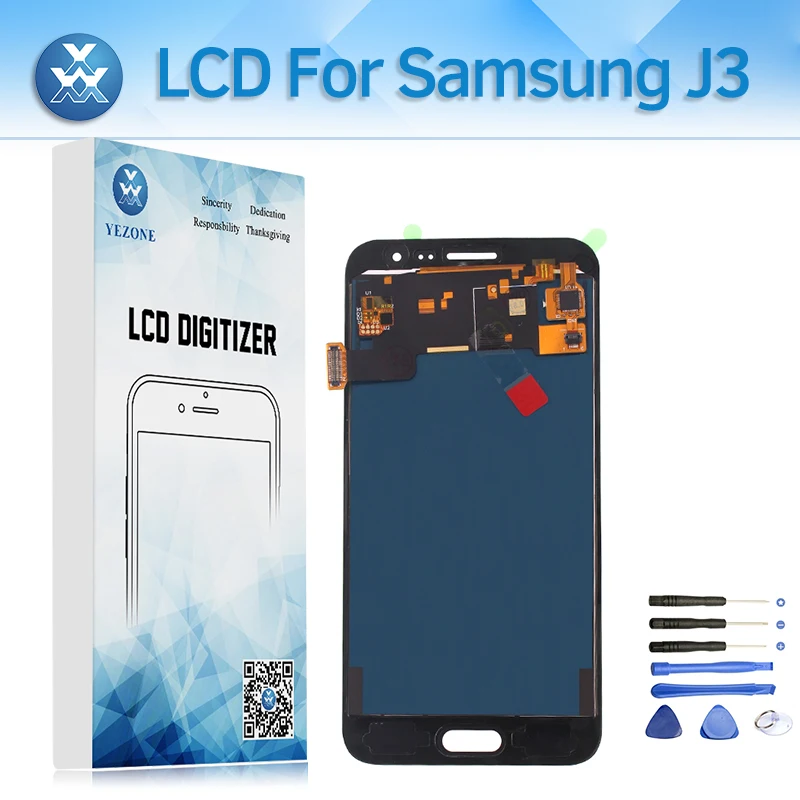 Отрегулировать Яркость для samsung Galaxy J320 J3 2016 ЖК Экран Дисплей сенсорный экран с
