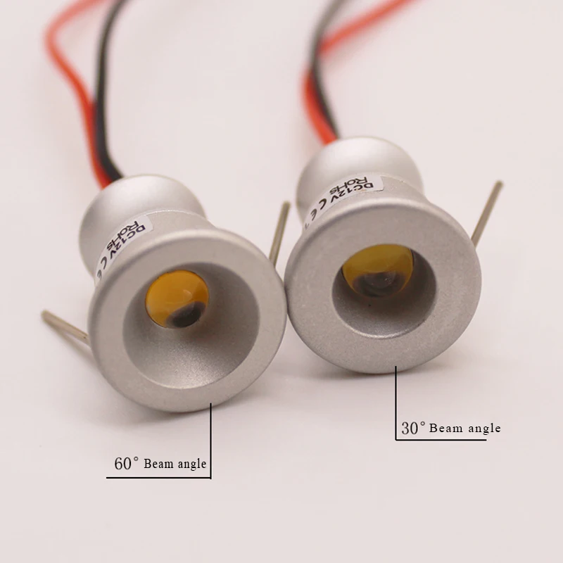 1 шт. Светодиодный прожектор Мини светодиодный потолочные лампы AC85-265V 1 Вт лампочки для кабинета для прилавка витрина x