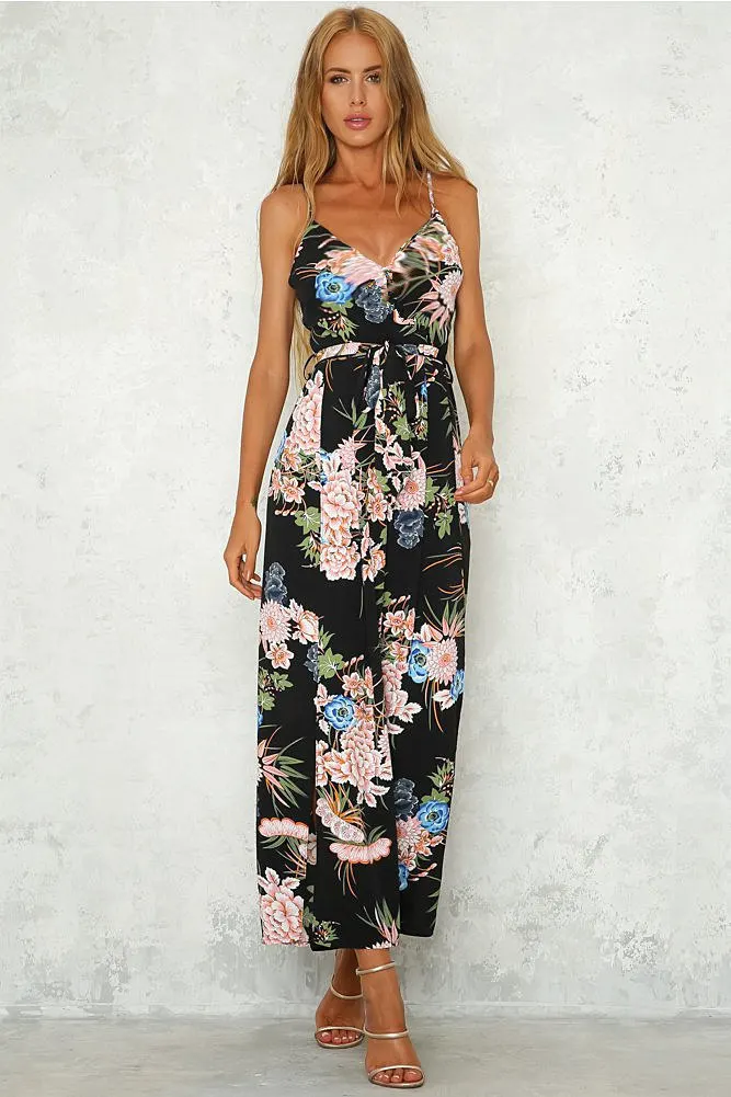 Сексуальное с открытыми плечами длинный Детский комбинезон в стиле Бохо рюшами и