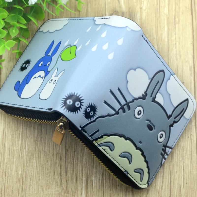 Детский Подарочный кошелек на молнии totoro Conan Naruto luffy Gin Tama Save Art Online Детские